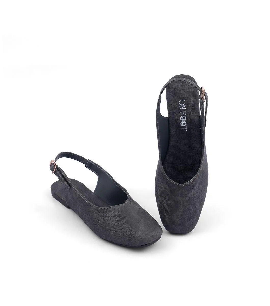 Slingback Shoes 046-Gery