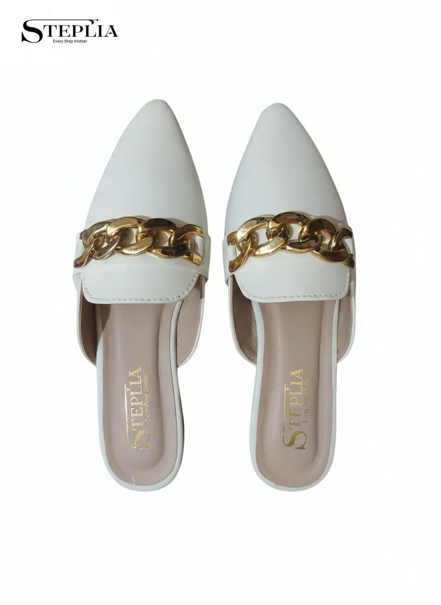 Stylish Women's Rexine Flats - 1 Pcs Formal Footwear