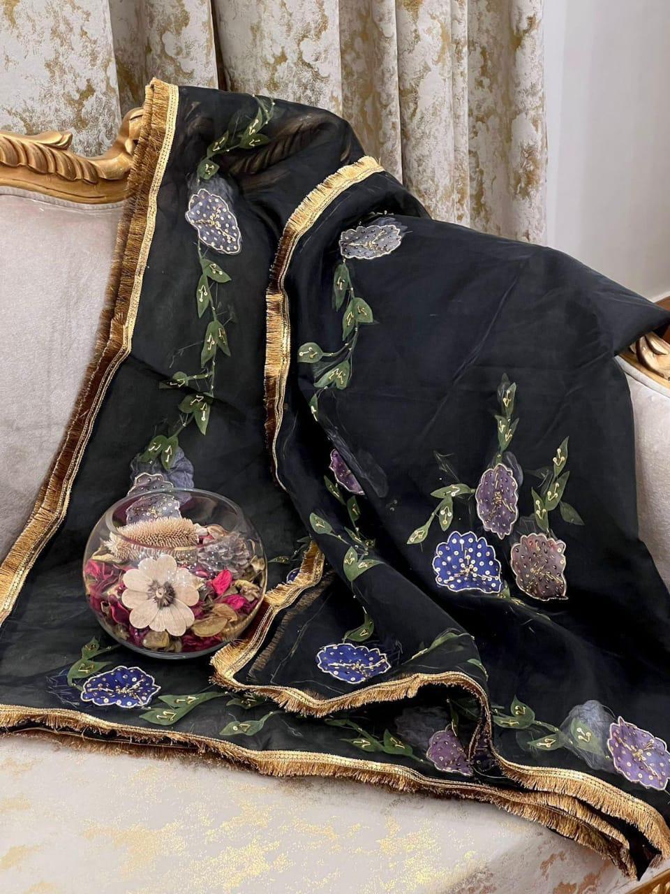 1 Pc Women's Stitched Dupatta