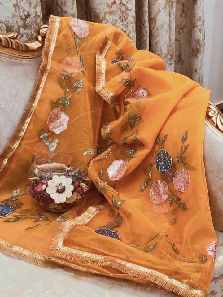 1 Pc Women's Stitched Dupatta