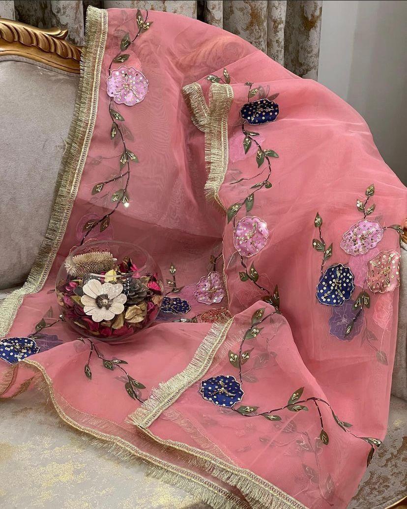 1 Pc Women's Stitched Dupatta