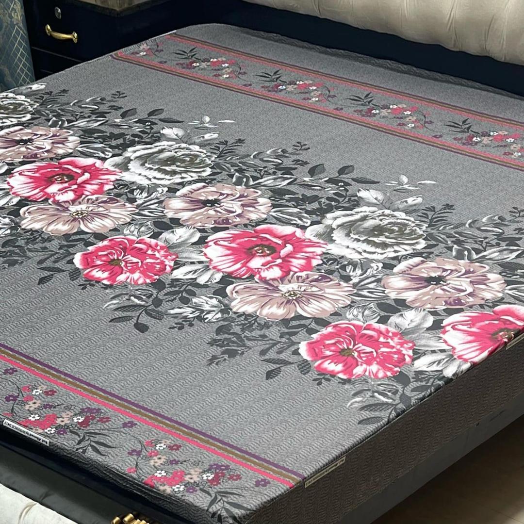 Cotton Printed Double Bed Mattress Cover