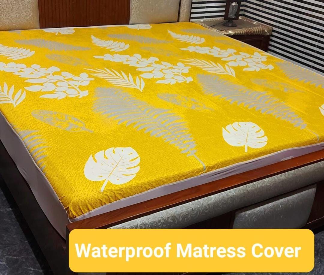 Cotton Printed Double Bed Mattress Cover