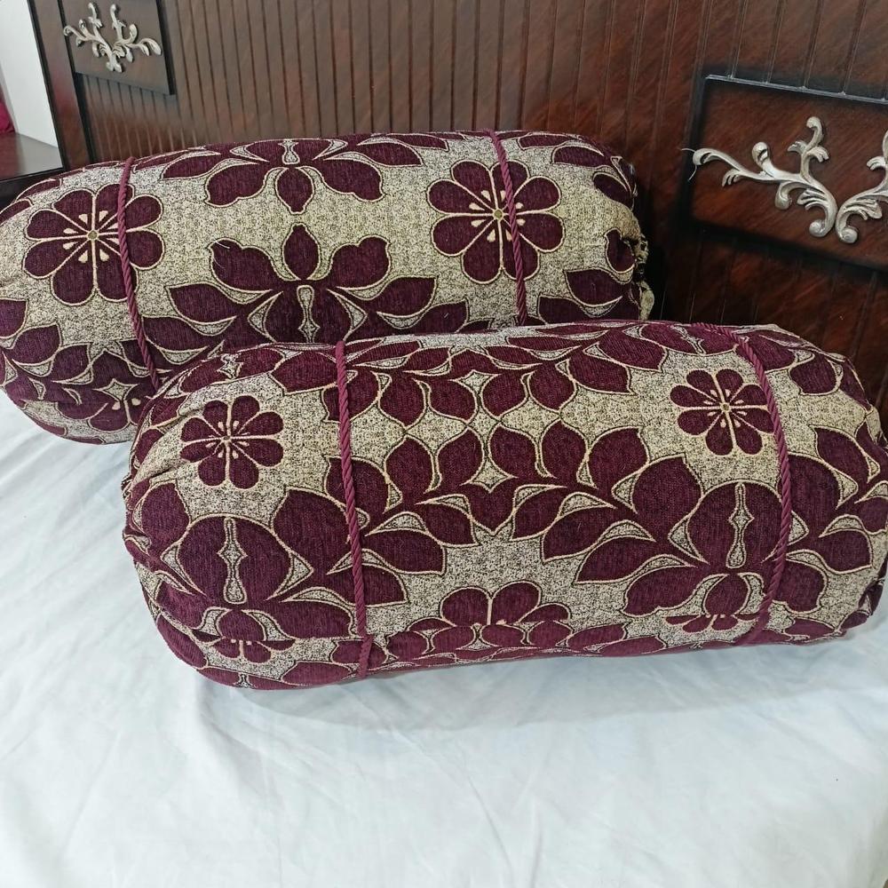 2 Pcs Velvet Jacquard Embossed Pillow Cover