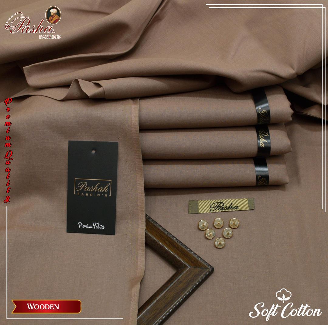 Men’s Unstitched Cotton Plain Suit