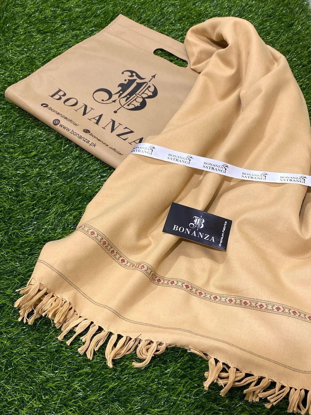 1 Pc Men's Wool Plain Shawl