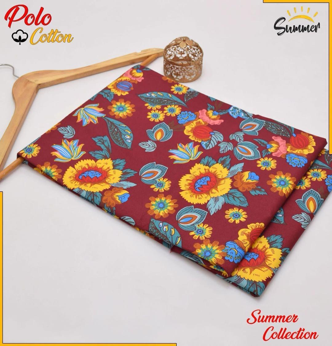 2 Pcs Women's Unstitched Printed Suit