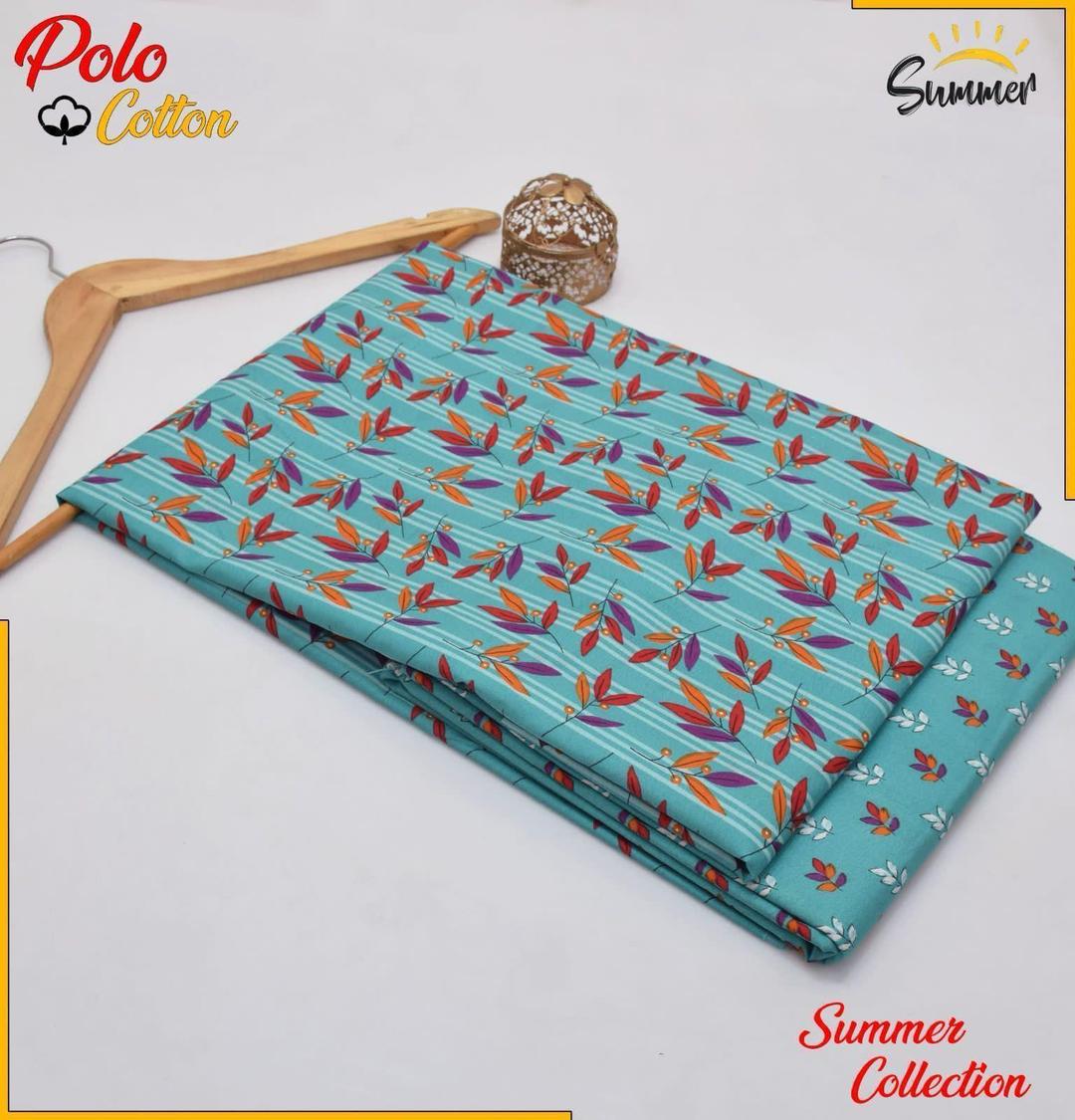 2 Pcs Women's Unstitched Printed Suit