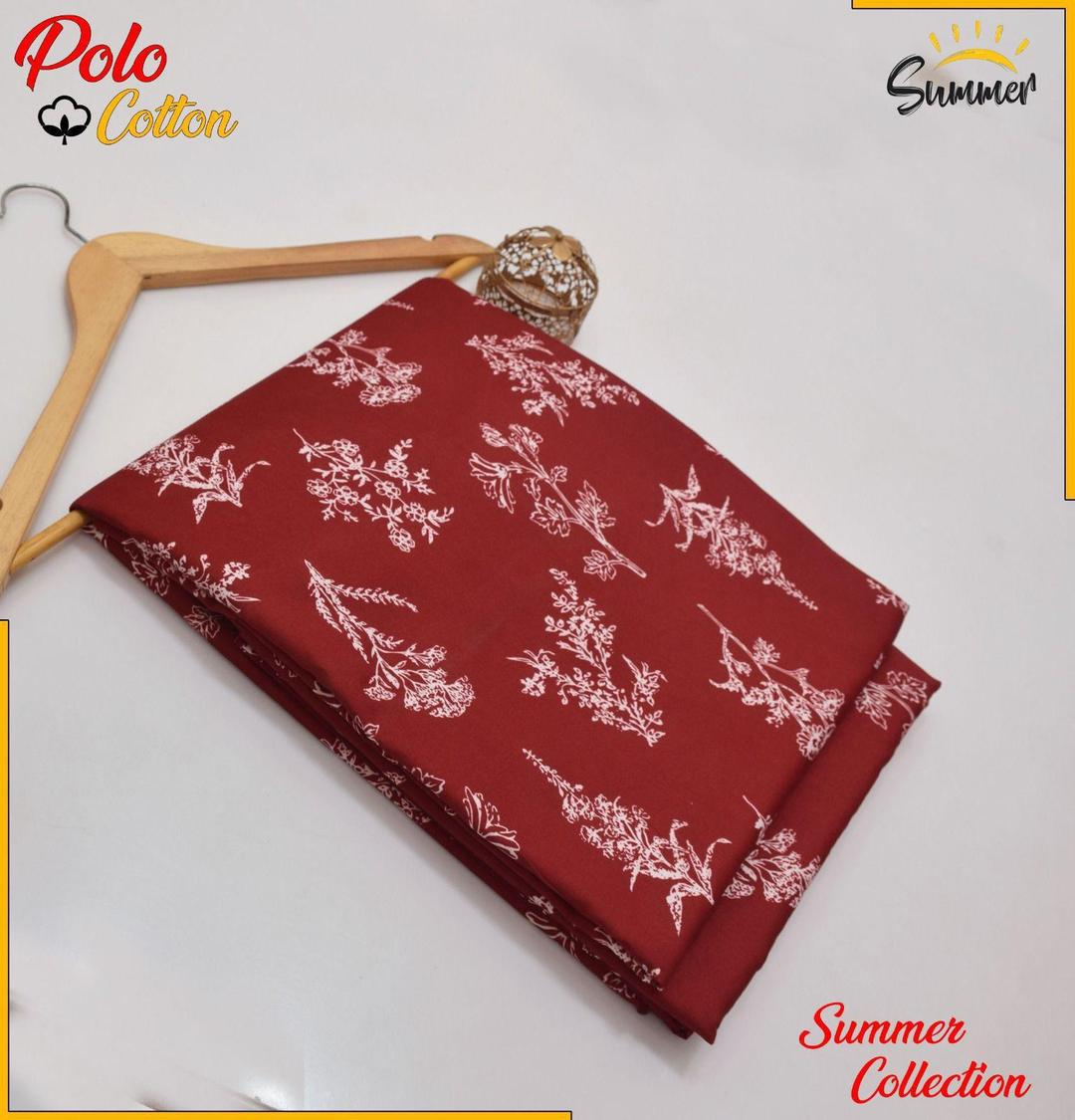 2 Pcs Women's Unstitched Printed Suit