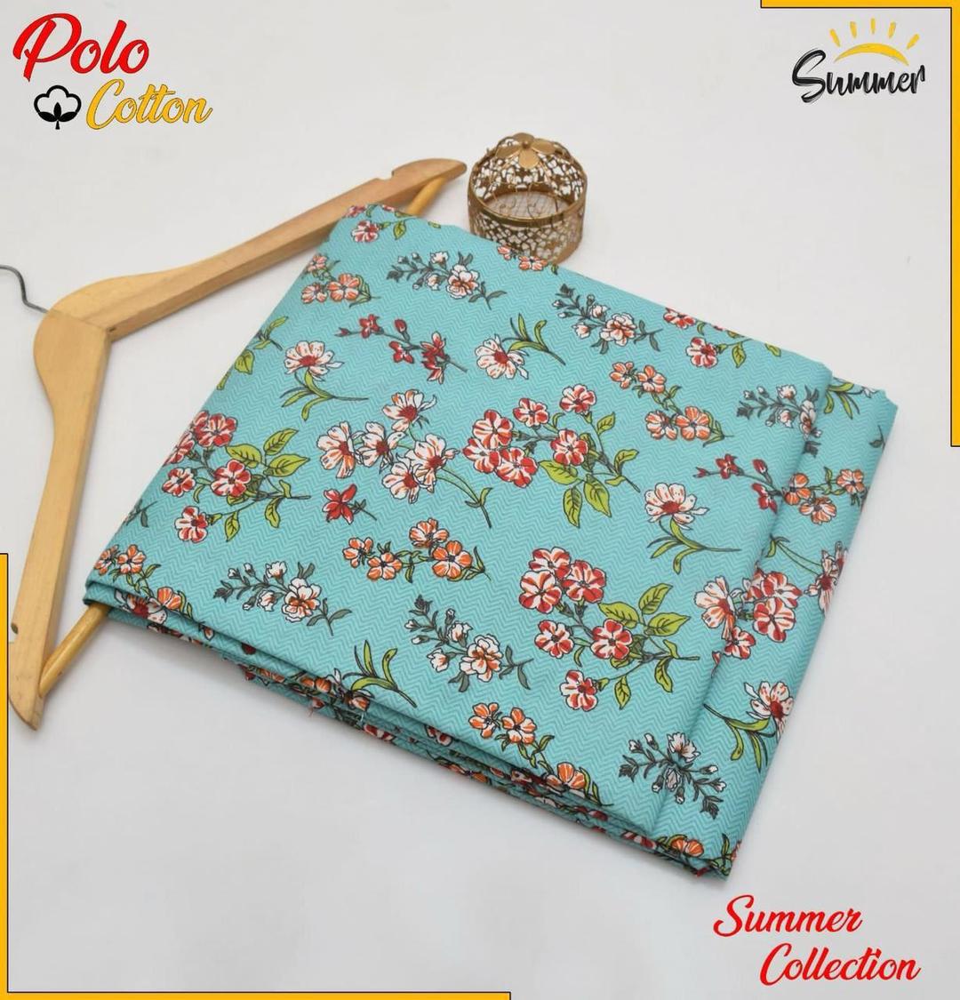 2 Pcs Women's Unstitched Printed Suit