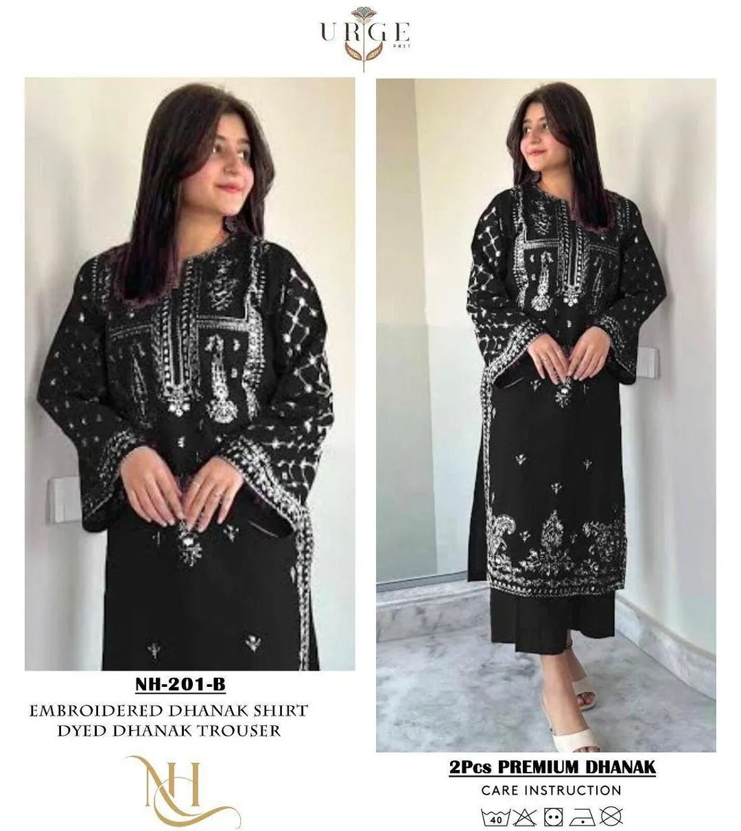 2 Pcs Women's Unstitched Embroidered Suit