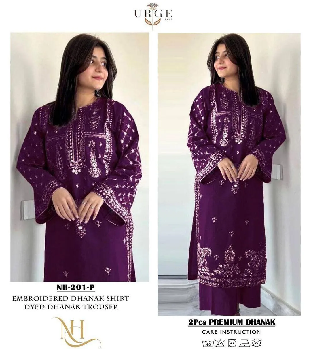 2 Pcs Women's Unstitched Embroidered Suit