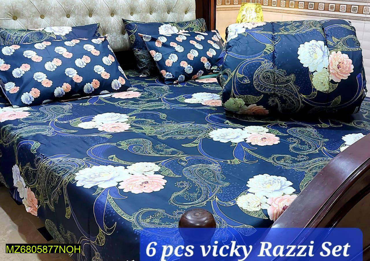 6 Pcs Vicky Razai Set
