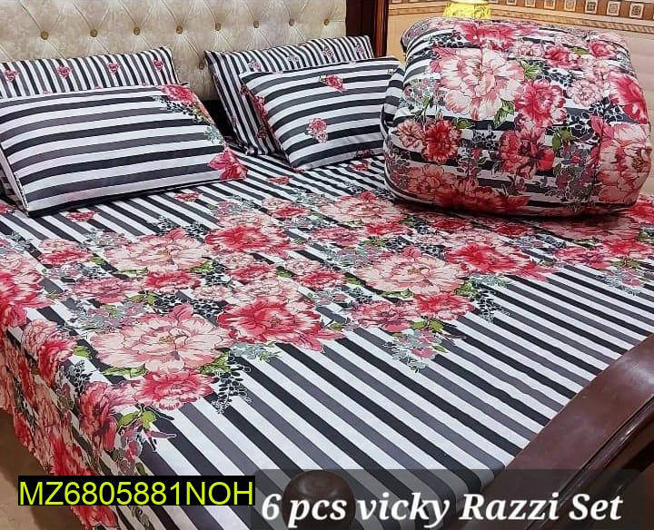 6 Pcs Vicky Razai Set