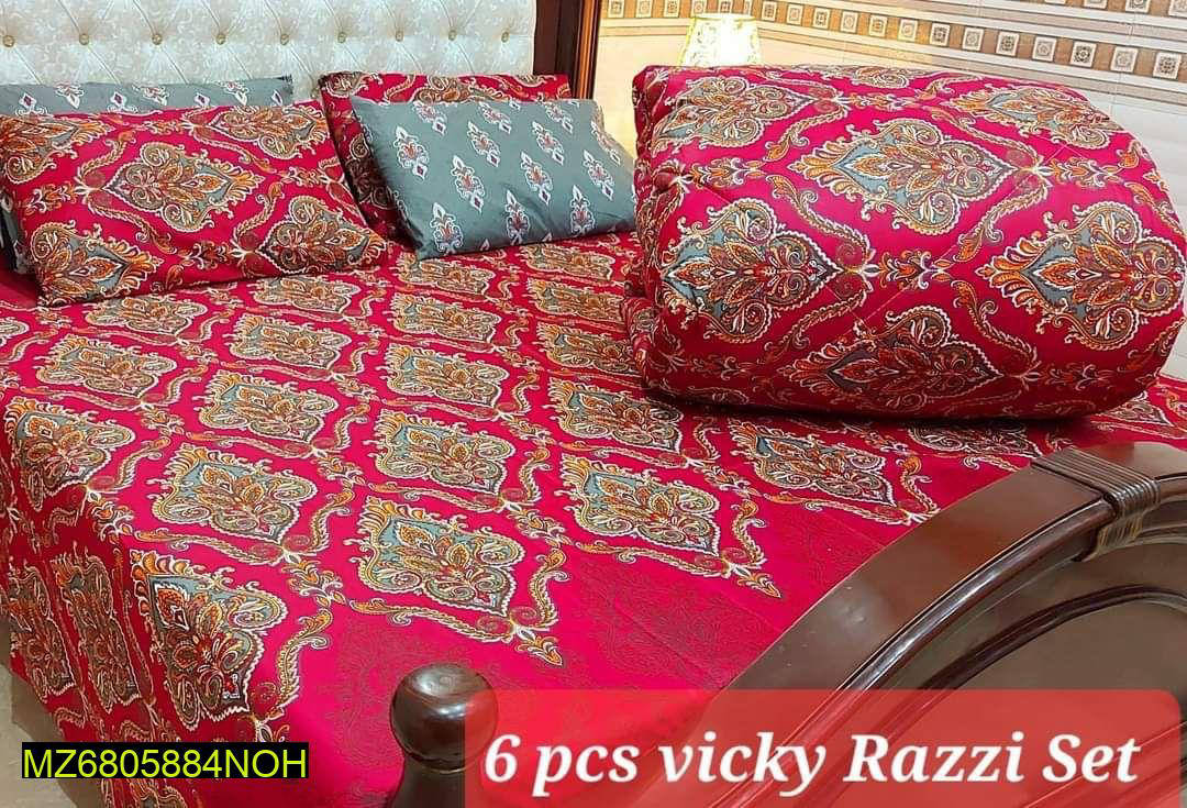 6 Pcs Vicky Razai Set
