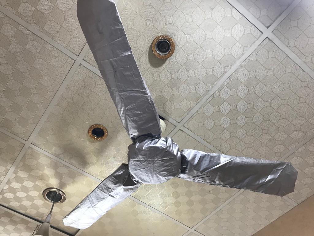 1 Pc Parachute Plain Ceiling Fan Cover