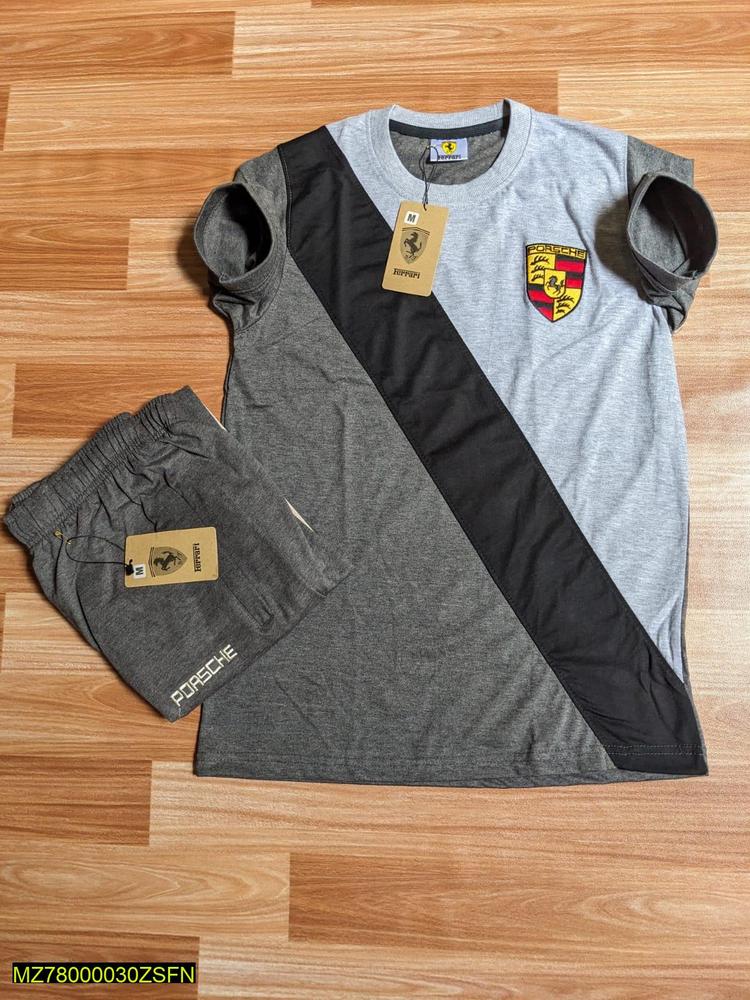 2 Pcs Jersey Printed Track Suit