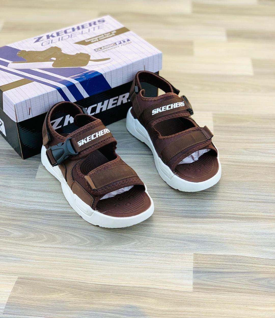 Men's Casual Brown Rexine Sandals - 1 Pcs