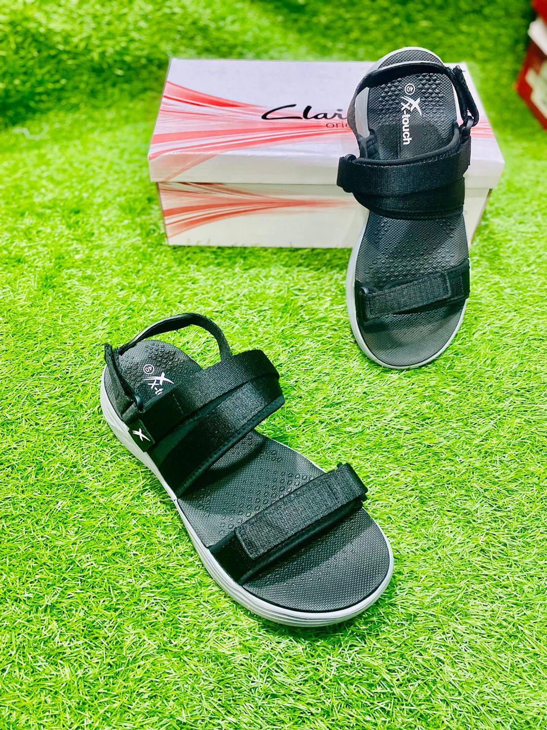 Men's Casual Leather Sandals - 1 Pcs in Black