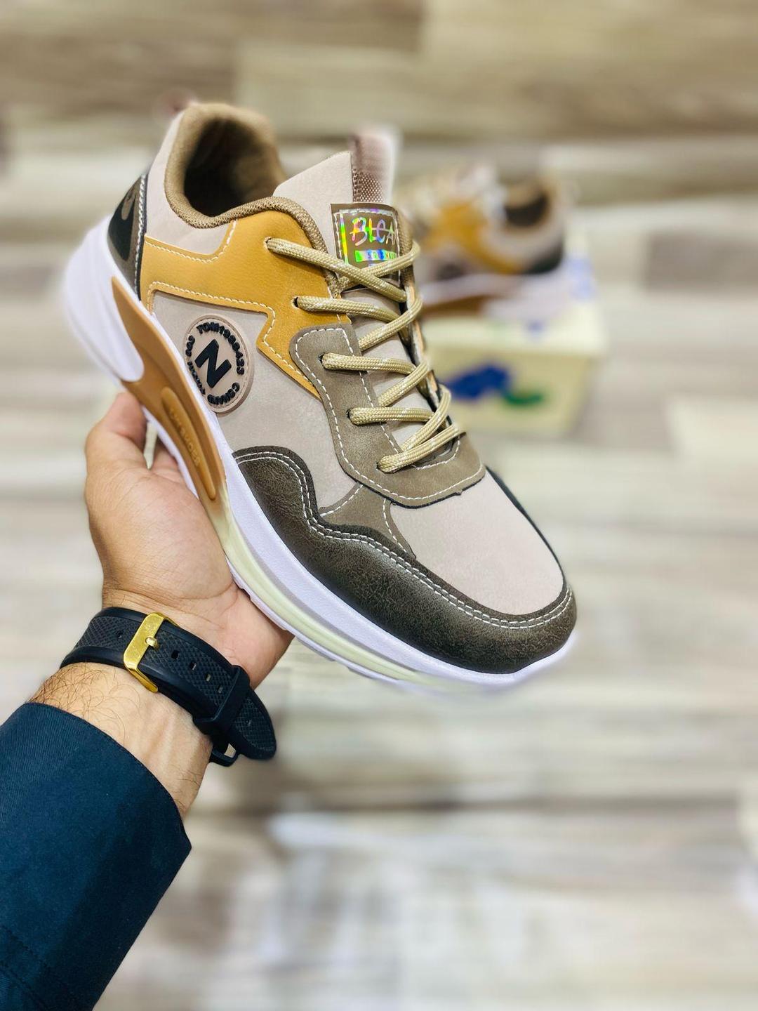 Men's Yellow Running Joggers - Comfortable Fabric Jogging Pants (1 Pcs)