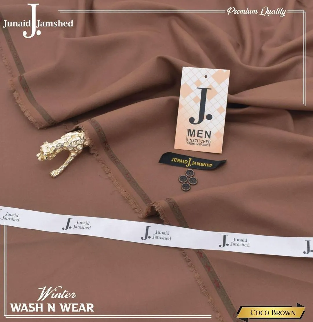 Men’s Unstitched Wash And Wear Plain Suit