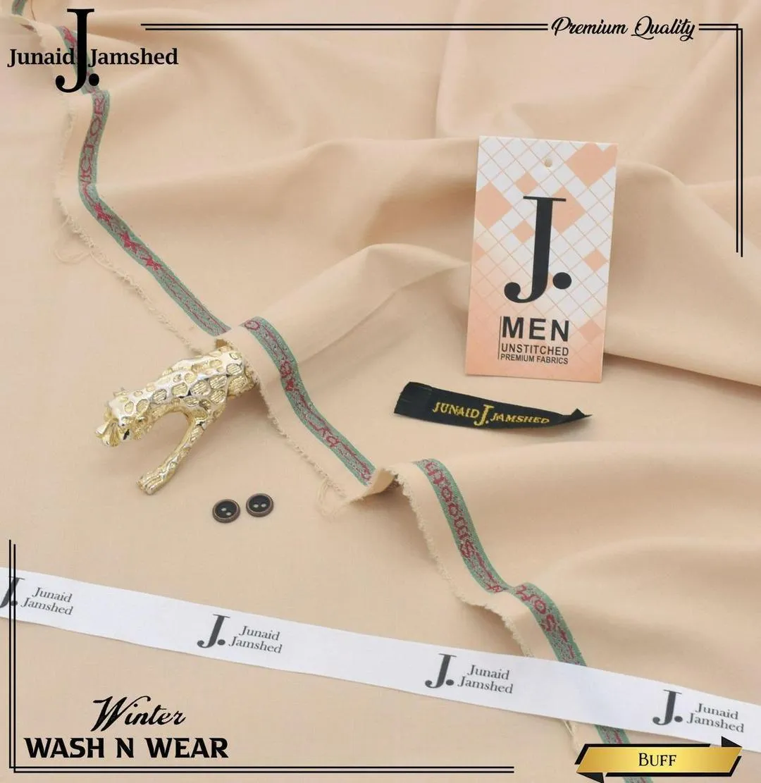 Men’s Unstitched Wash And Wear Plain Suit