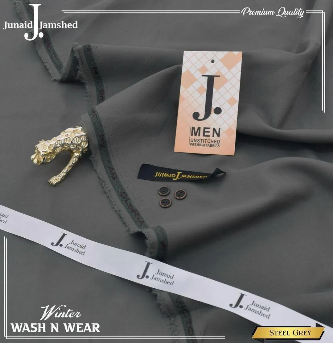 Men’s Unstitched Wash And Wear Plain Suit