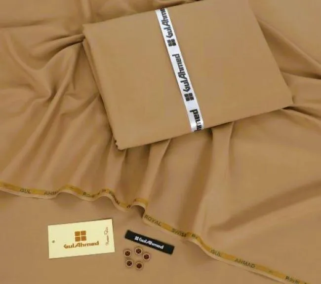 Men’s Unstitched Wash And Wear Plain Suit