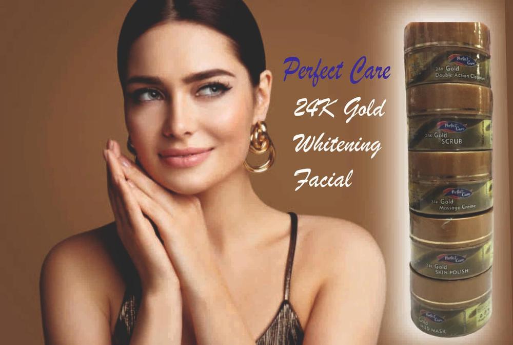 24K Gold Whitening Facial, Pack Of 5