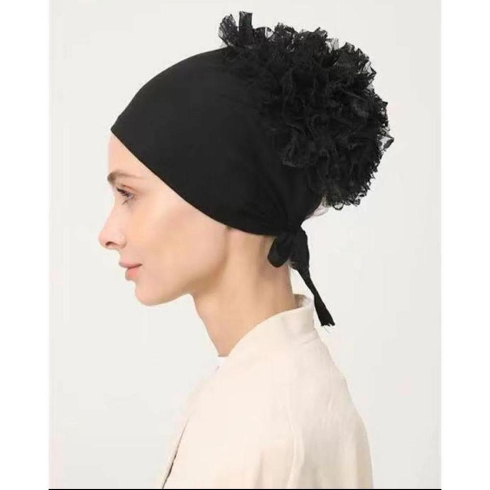 Women's Cotton Plain Hijab Cap