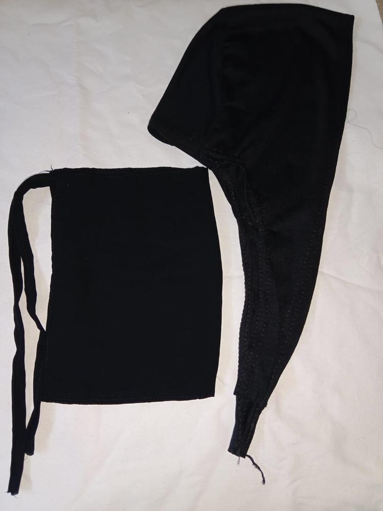 Under Hijab Cap And Veil Set, Pack Of 2 