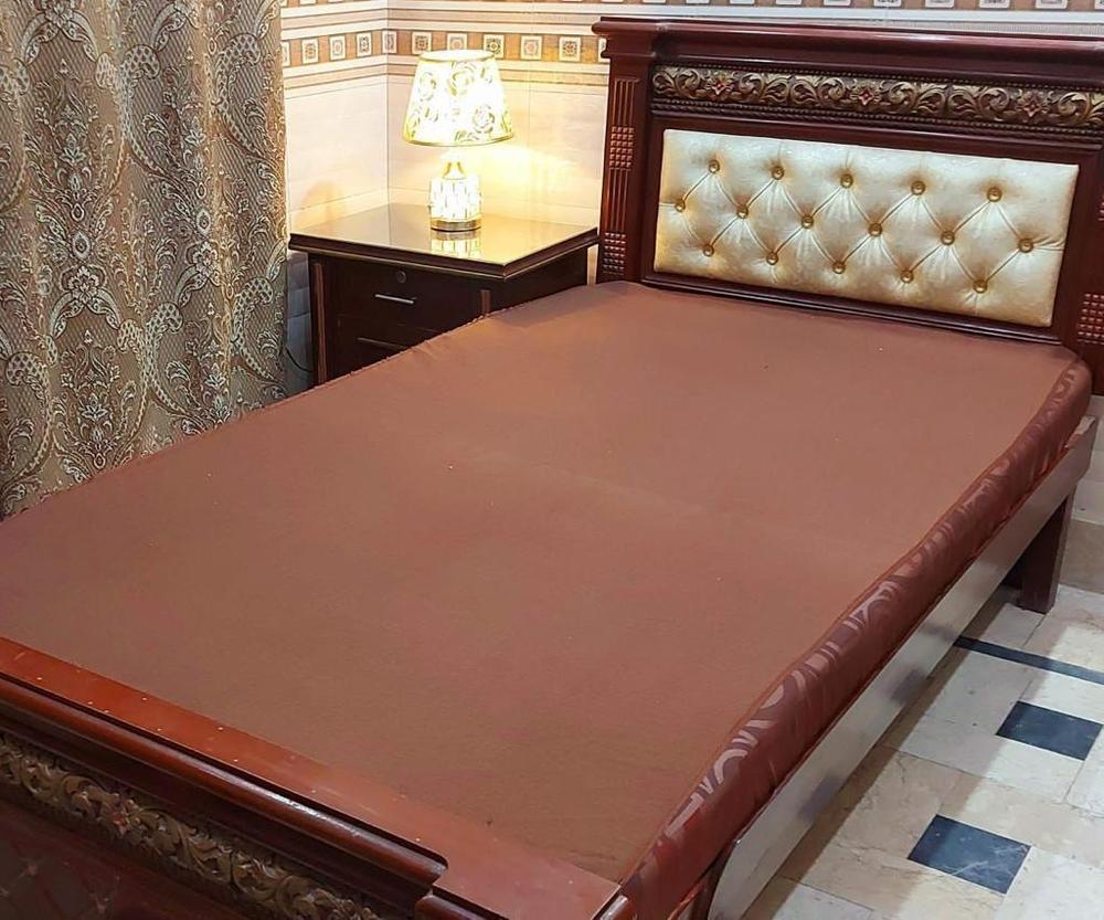 Terry Cotton Printed Single Bed Mattress Cover