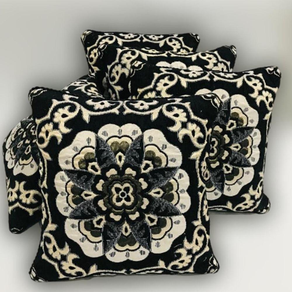 5 Pcs Velvet Jacquard Printed Cushion Covers