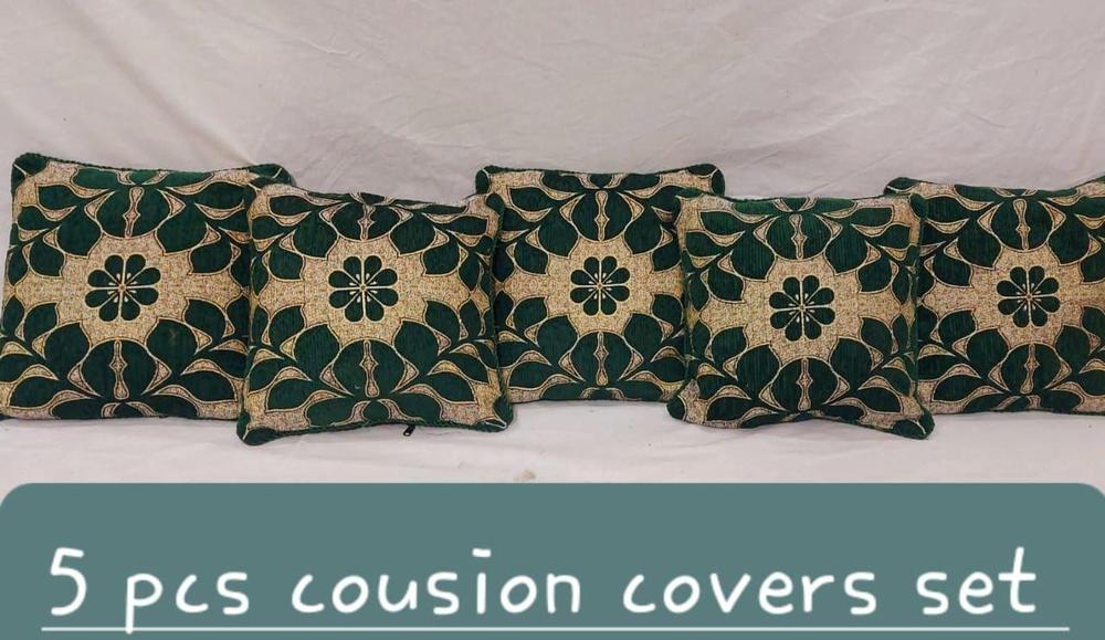 5 Pcs Velvet Jacquard Printed Cushion Covers