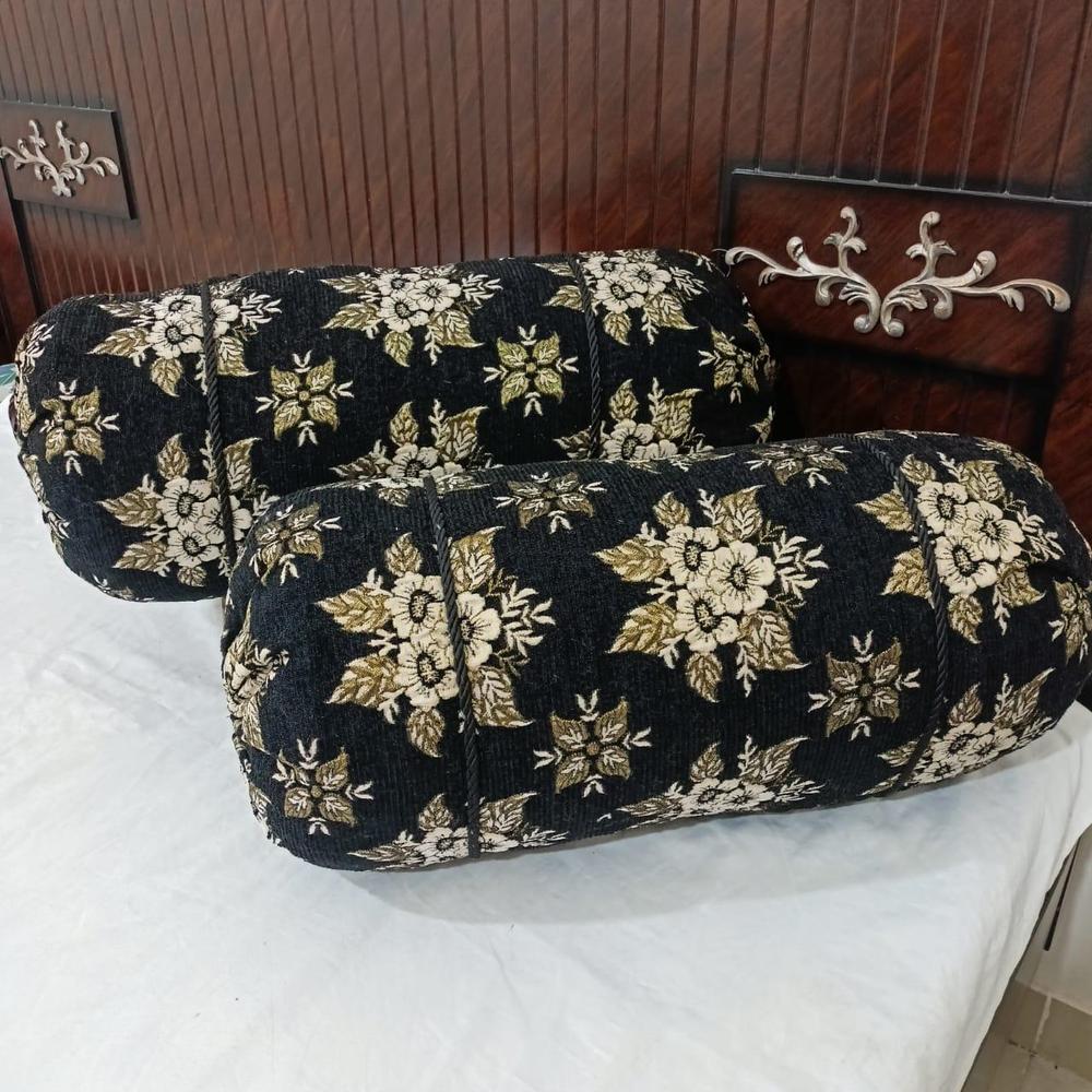 2 Pcs Velvet Jacquard Embossed Pillow Cover