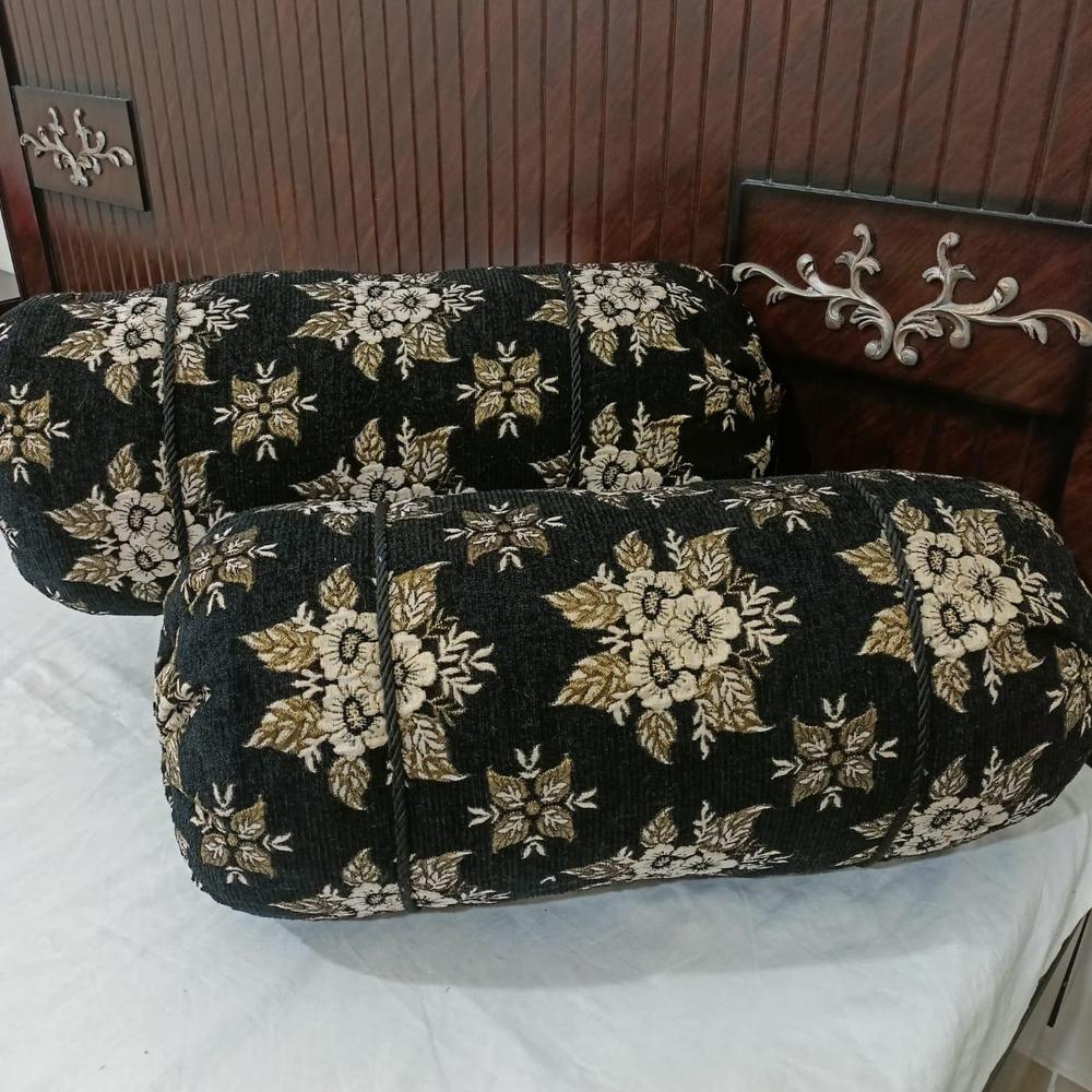 2 Pcs Velvet Jacquard Embossed Pillow Cover