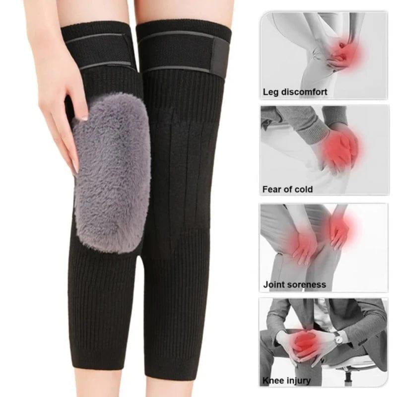 Wool Knee Warmer - 1 Pair Warm, Cozy And Comfortable Socks