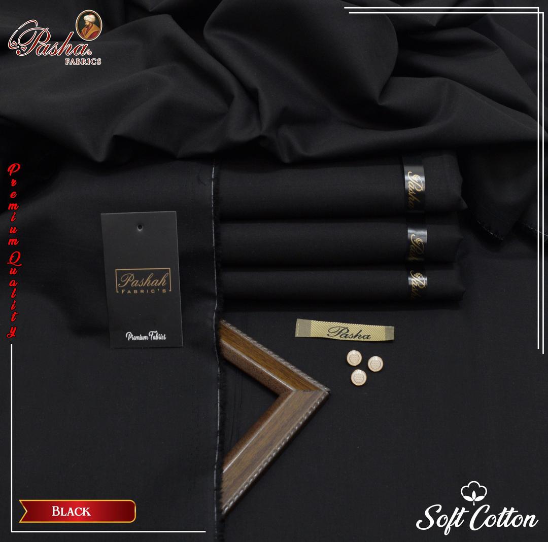 Men’s Unstitched Soft Cotton Plain Suit