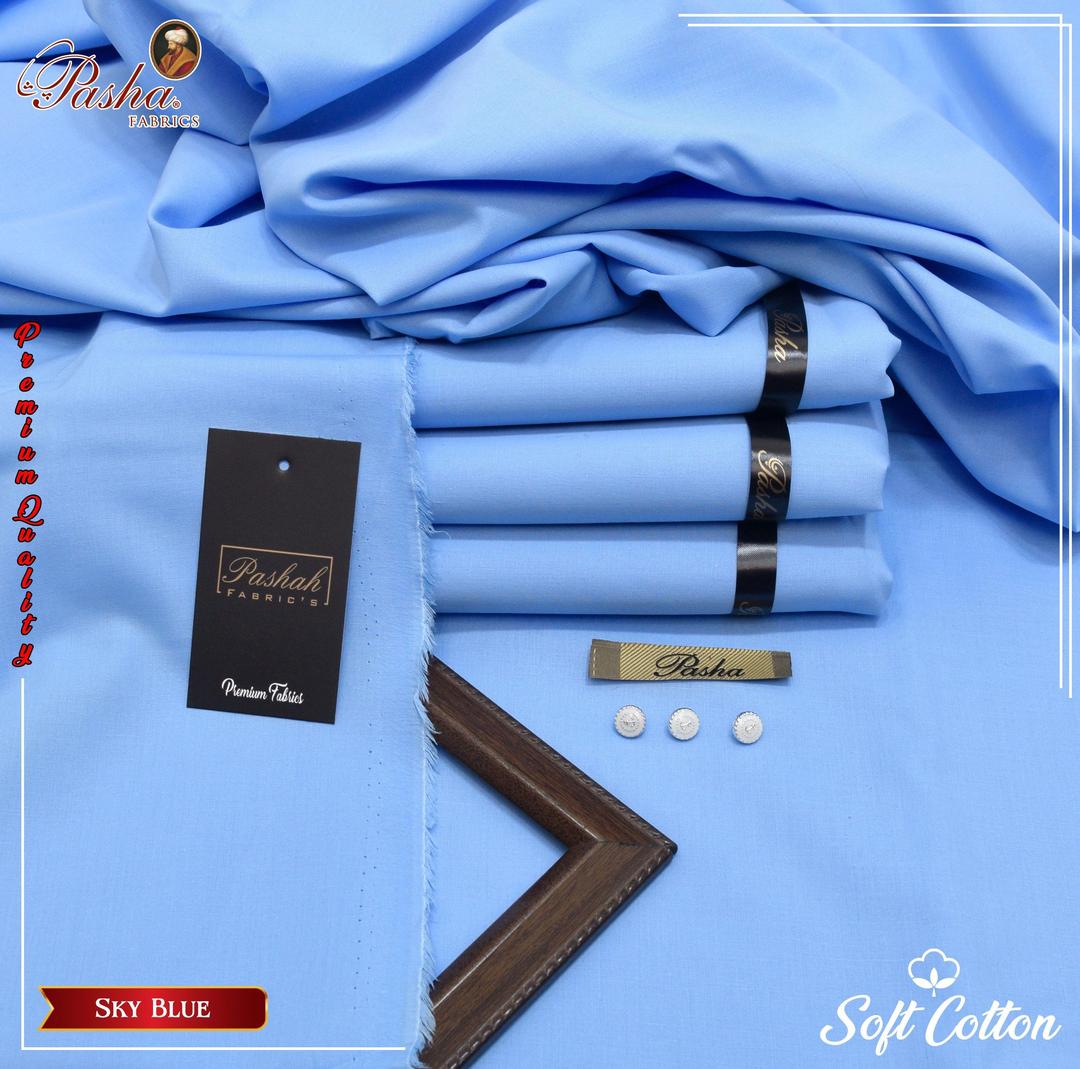 Men’s Unstitched Soft Cotton Plain Suit