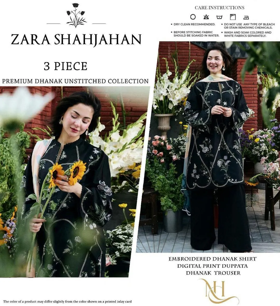 3 Pcs Women's Unstitched Embroidered Suit