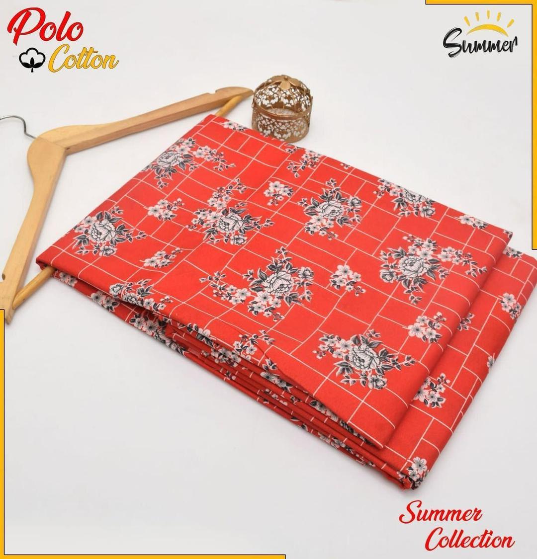 2 Pcs Women's Unstitched Printed Suit