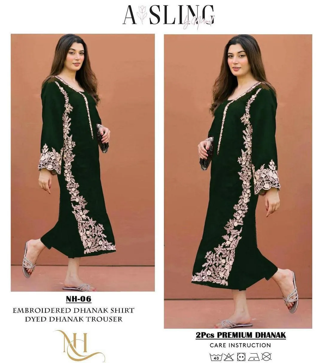 2 Pcs Women's Unstitched Embroidered Suit