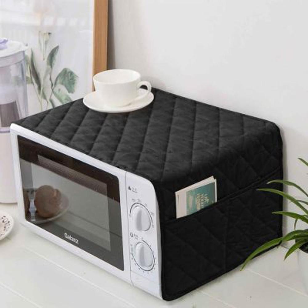 Terry Cotton Plain Quilt Microwave Oven Cover -