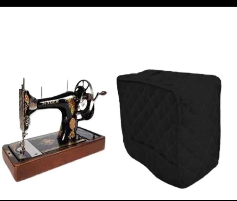 Cotton Plain Quilt Sewing Machine Cover 