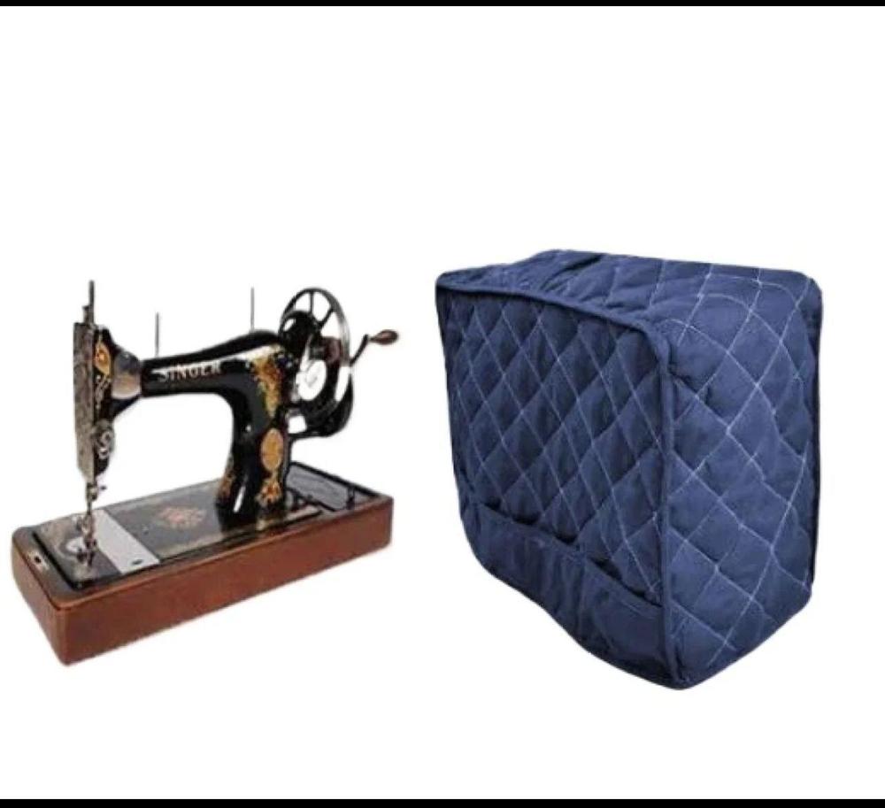 Cotton Plain Quilt Sewing Machine Cover -