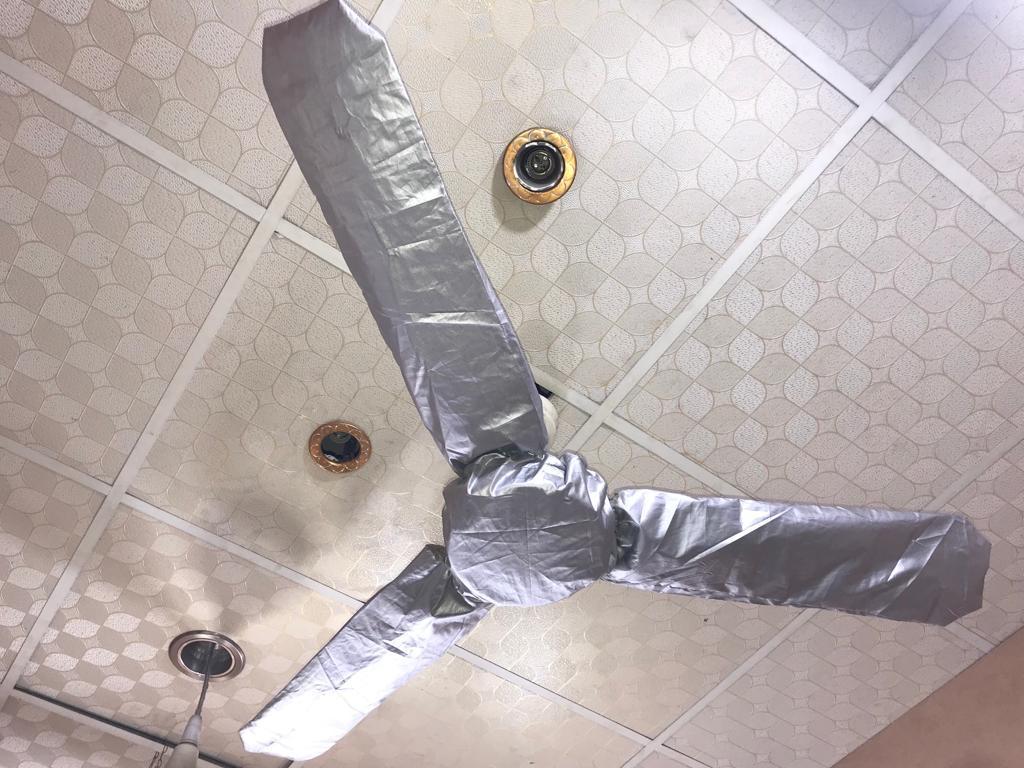 1 Pc Parachute Plain Ceiling Fan Cover