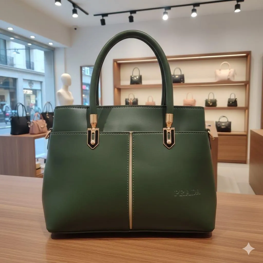 Women's Rexine Plain Shoulder Bag