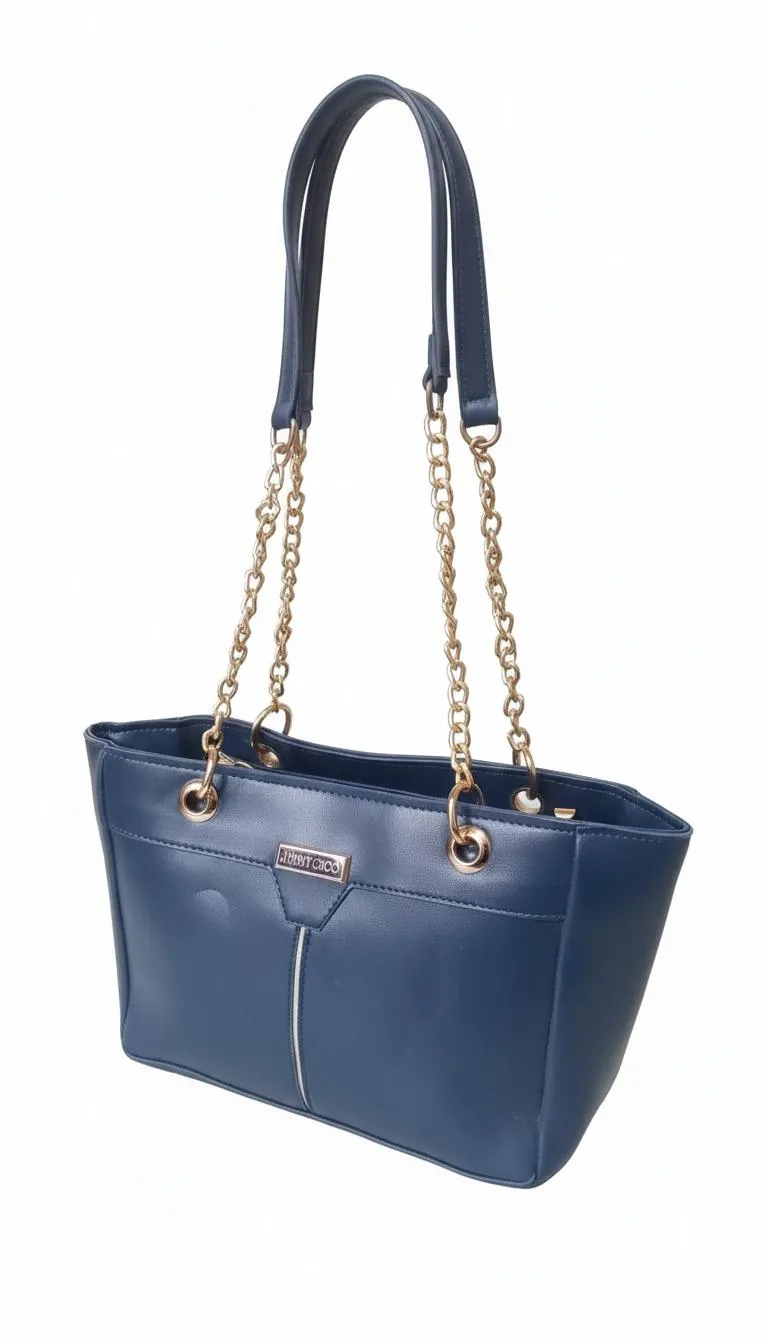 Women's Rexine Plain Shoulder Bag