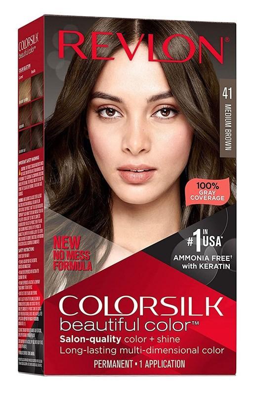 Beautiful Hair Color for All Hair Types - 1 Pcs Long-Lasting 41 Medium Brown
