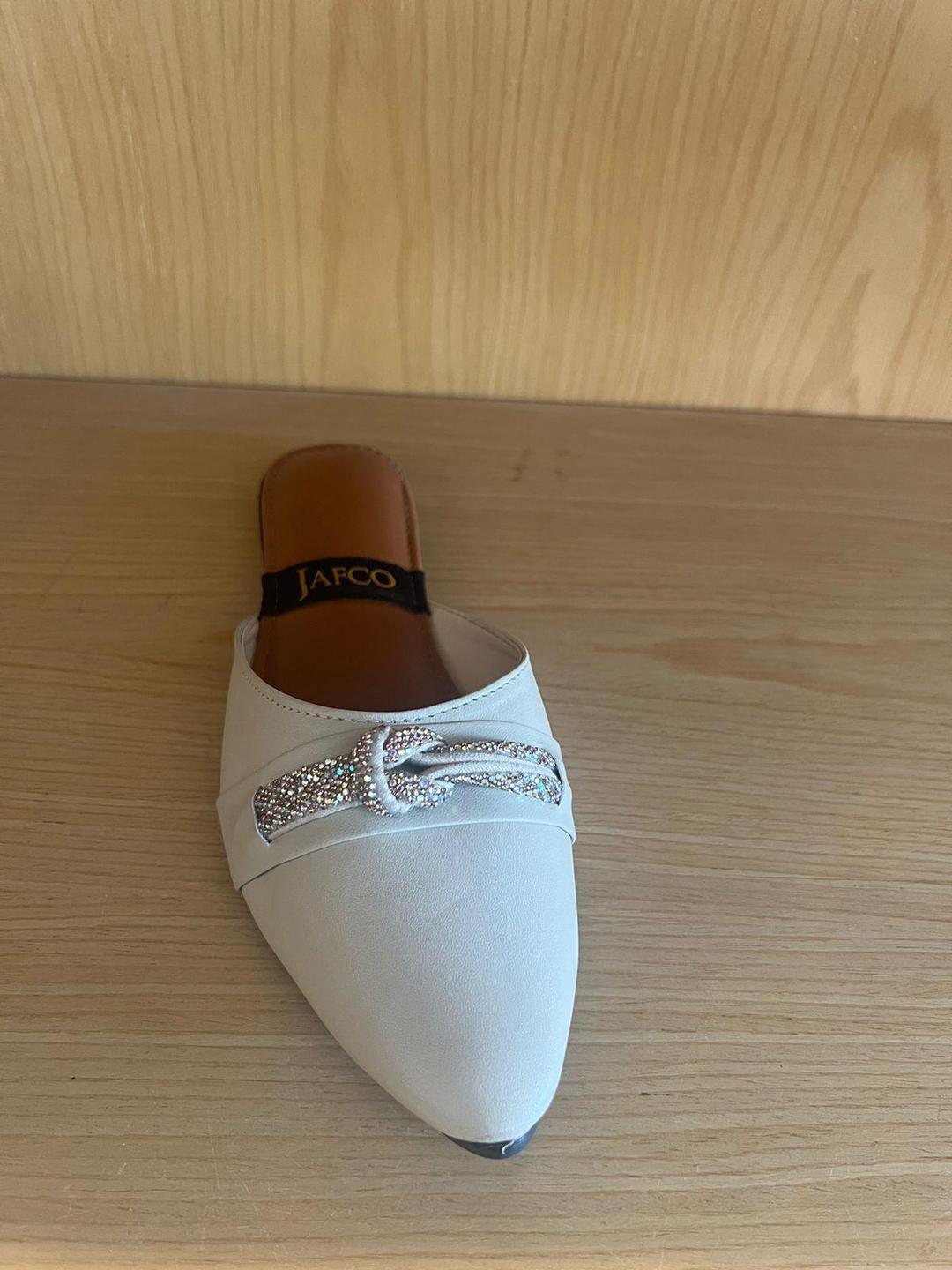 Stylish Women's Synthetic Mules with Rhinestone Design - 1 Pcs